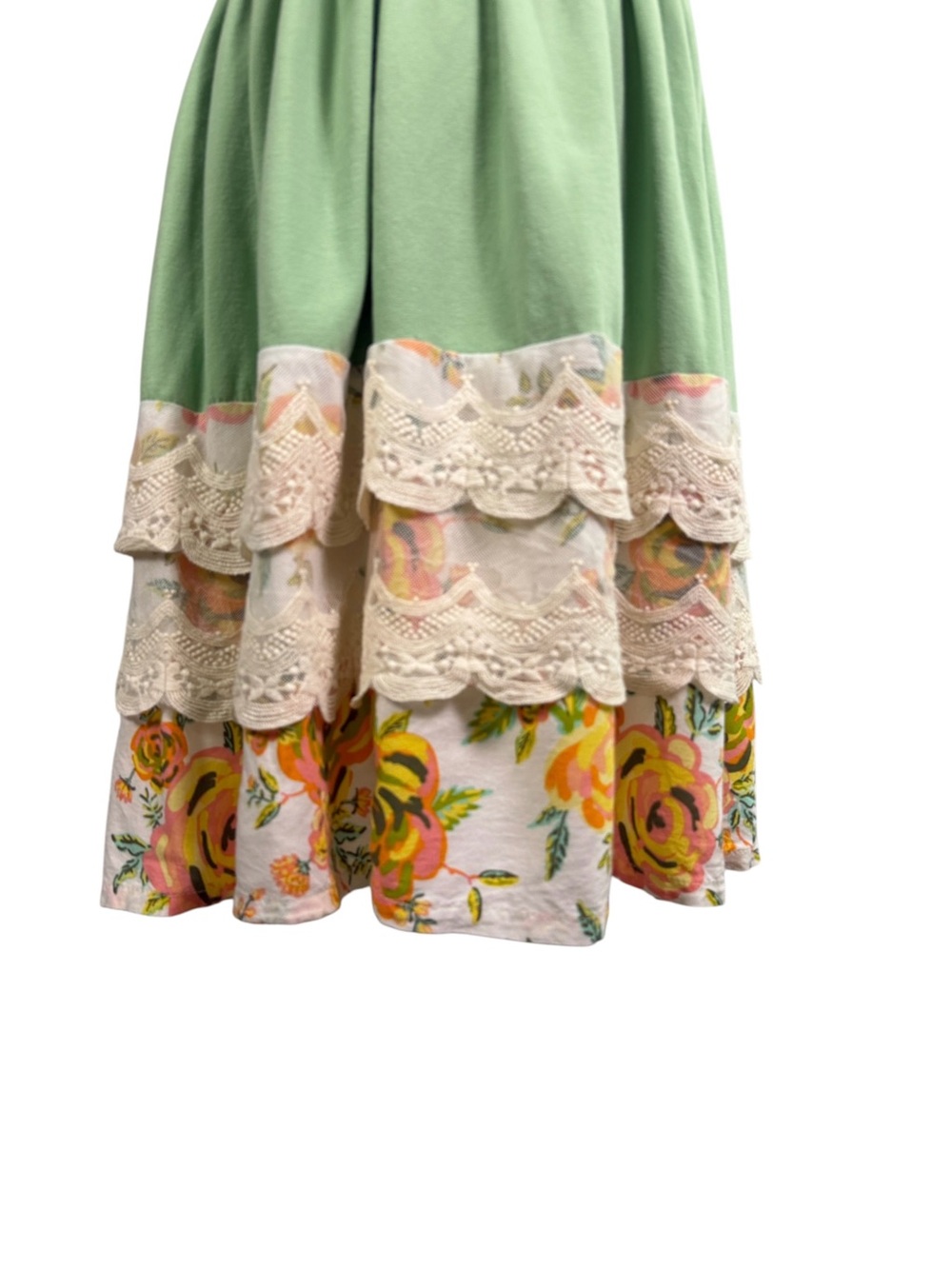 Matilda Jane Where the Grass Grows Dress | Cottagecore Lace Floral Midi | Large - Picture 6 of 10